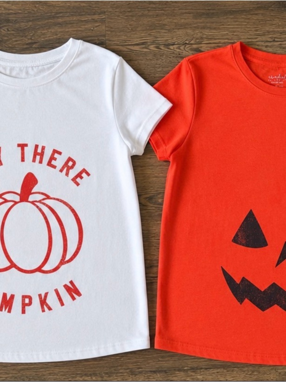 Isabel Maternity Pair of Halloween Pumpkin shirts tops L